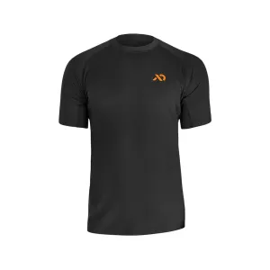 First Lite Men's Wick Short Sleeve Base Layer Shirt Black Medium