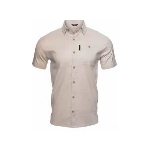 First Lite Men's Horizon Hemp Short Sleeve Shirt Sand XL