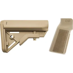 B5 Systems Bravo Collapsible AR-15 Stock with Type 22 Grip Flat Dark Earth