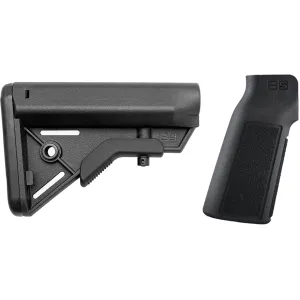 B5 Systems Bravo Collapsible AR-15 Stock with Type 22 Grip Black