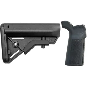 B5 Systems Bravo Collapsible AR-15 Stock with Type 23 Grip Black