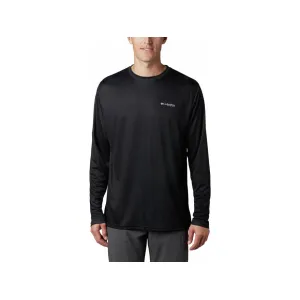 Columbia Men's PFG Terminal Tackle Fish Flag Long Sleeve Shirt Polyester Black XL