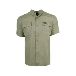 King's Camo Men's Hunter Safari Short Sleeve Shirt Olive Medium