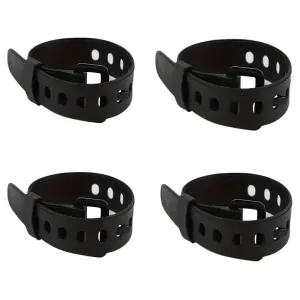 Twisted Iron Climbing Stick Straps Black 4PK