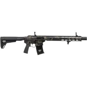 Panzer Arms AR12 Pro L Tactical Semi Automatic 12 Gauge Shotgun 18.5" Matte Barrel Black Multicam Pistol Grip