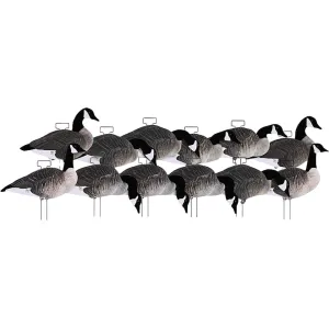 Dakota Decoys Fully Flocked Silhouette Canada Goose Decoys 12PK