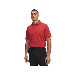 Under Armour Men's Tech Short Sleeve Polo Heritage Red/Graphite 2XL