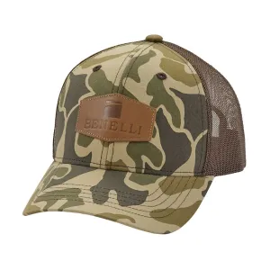 Benelli Men's Logo Patch Cap Woodland Camo One Size Fits Most