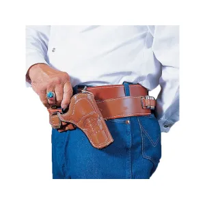 DeSantis Gunhide Doc Holliday Cross Draw OWB Holster Right Hand Colt Single Action Army 3.5", Ruger Vaquero 3.5" Leather Tan