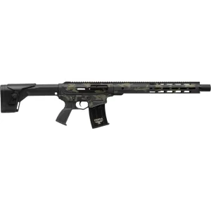 Panzer Arms AR12 G5 Semi Automatic 12 Gauge Shotgun 18.5" Black Multicam Barrel Black Pistol Grip
