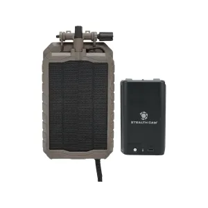 Stealth Cam Fieldmax Solar Panel with Lithium Trail Camera Battery