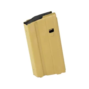DuraMag SS Magazine AR-15 6mm ARC, 6.5 Grendel, 22 ARC 15-Round Steel FDE with Black Follower