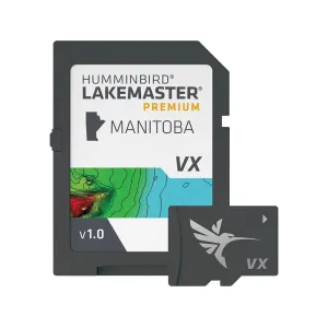 Humminbird LakeMaster VX Premium Map Card Manitoba