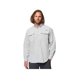 Columbia Men's Bahama II Long Sleeve Shirt Cool Gray XL