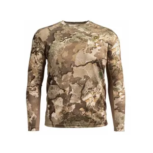 Blocker Outdoors Men's Angatec Performance Long Sleeve Crew Neck T Shirt Realtree AB1 Medium