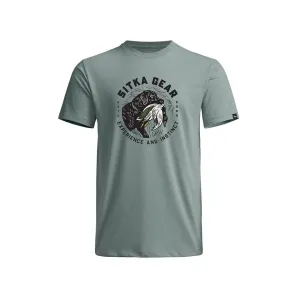 Sitka Gear Men's Instinct Short Sleeve Crew Neck T Shirt Surf Blue Medium