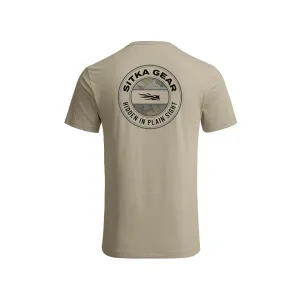 Sitka Gear Men's Hidden Optifade Short Sleeve Crew Neck T Shirt Light Tan Timber 2XL