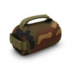 MidwayUSA Tactical Rear Shooting Rest Bag Cylinder Woodland Camo