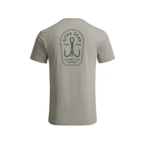 Sitka Gear Men's Treble Crest Short Sleeve Crew Neck T Shirt Pebble Gray 2XL