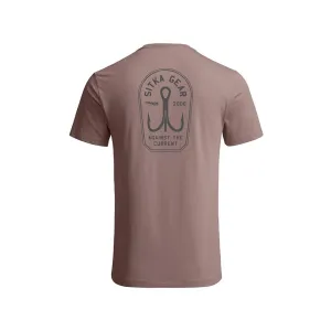 Sitka Gear Men's Treble Crest Short Sleeve Crew Neck T Shirt Peppercorn Brown 2XL