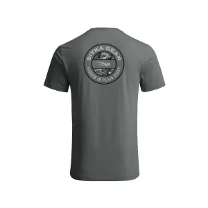 Sitka Gear Men's Hidden Optifade Short Sleeve Crew Neck T Shirt Metal Gray Elevated II 2XL