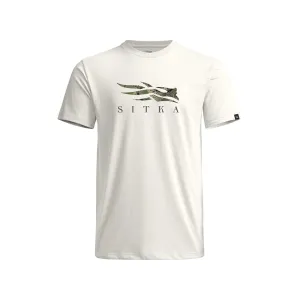 Sitka Gear Men's Icon Optifade Short Sleeve Crew Neck T Shirt Ivory Cover Medium