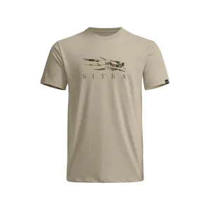 Sitka Gear Men's Icon Optifade Short Sleeve Crew Neck T Shirt Light Tan Subalpine XL