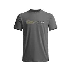 Sitka Gear Men's Superior Concealment Short Sleeve Crew Neck T Shirt Black Timber Medium