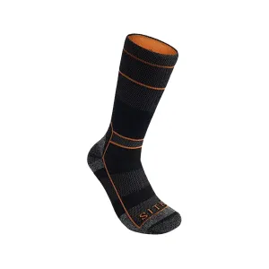 Sitka Gear Men's Heavyweight Crew Socks Sitka Black Large