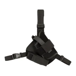 Elite Survival Systems Warden Chest Holster Right Hand 1911 Commander, Government, Beretta 92, Browning Hi-Power, Glock 17, 19, 20, Sig Sauer P320, Smith & Wesson MP 9/40 2.0 Nylon Black