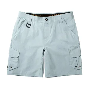 AFTCO Men's Pinnacle Fishing Shorts Harbor Gray 34" Waist 9" Inseam