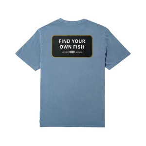 AFTCO Men's FYOF Short Sleeve Crew Neck T Shirt Bering Sea XL