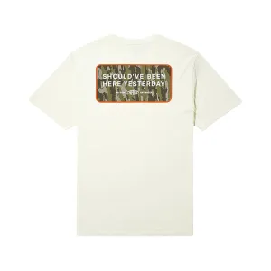 AFTCO Men's Yesterday Short Sleeve Crew Neck T Shirt Cream 2XL