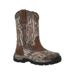 Rocky Men's Big Cypress 11" Waterproof Hunting Boots Leather Mossy Oak Bottomland 9 D