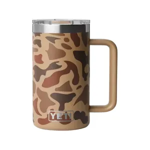 YETI Rambler 24 oz Mug with Magslider Lid & Ceramic Lining Wetlands Camo