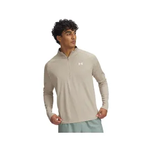 Under Armour Men's Tech Textured Quarter Zip Shirt City Khaki/Black Large