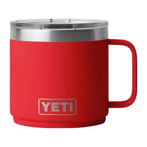 YETI Rambler 14 oz Mug with Magslider Lid & Ceramic Lining Rescue Red