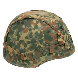 Military Surplus German Kevlar Helmet Cover Grade 2 Flecktarn Camo