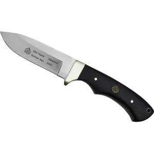 PUMA SGB Coyote Fixed Blade Knife 3.8" Drop Point 1.4116 Satin Blade Jacaranda Wood Handle Dark Brown