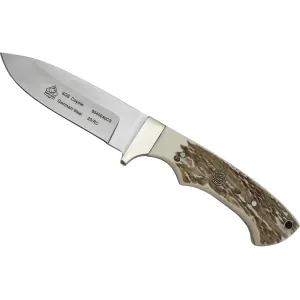 PUMA SGB Coyote Fixed Blade Knife 3.8" Drop Point 1.4116 Satin Blade Polyoxymethylene (POM) Handle Brown