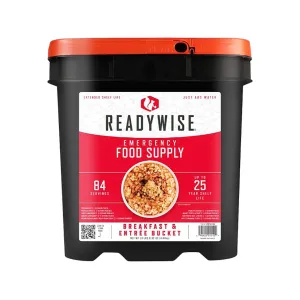 ReadyWise Grab N' Go Freeze Dried Food 84 Serving Bucket