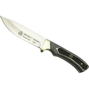 PUMA SGB Teton Fixed Blade Knife 4.7" Drop Point 1.4116 Satin Blade G-10 Handle Black