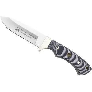 PUMA SGB Coyote Fixed Blade Knife 3.8" Drop Point 1.4116 Satin Blade G-10 Handle Black