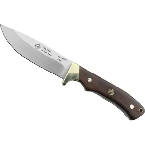PUMA SGB Teton Fixed Blade Knife 4.7" Drop Point 1.4116 Satin Blade Jacaranda Wood Handle Brown