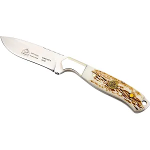 PUMA SGB Caping Commando Fixed Blade Knife 2.5" Caping 1.4116 Satin Blade Polyoxymethylene (POM) Handle Brown