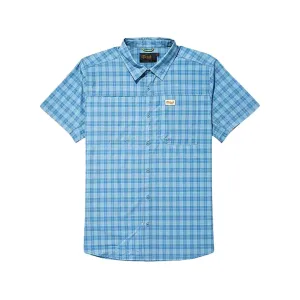 Marsh Wear Men's Lenwood Hagood Tech Short Sleeve Shirt Blue Heaven Medium
