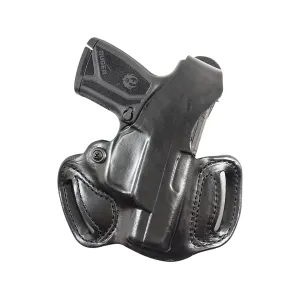 DeSantis Gunhide Thumb Break Mini Slide OWB Holster Right Hand HK CC9 Optics Ready Leather Black