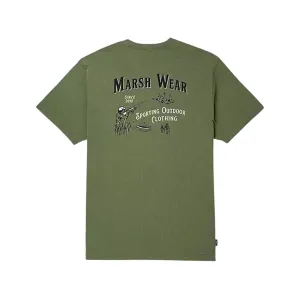 Marsh Wear Men's Sportsman Short Sleeve Crew Neck T Shirt Bronze Green Medium