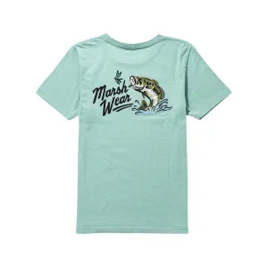 Marsh Wear Men's Heritage Bass Short Sleeve Crew Neck T Shirt Agate 2XL