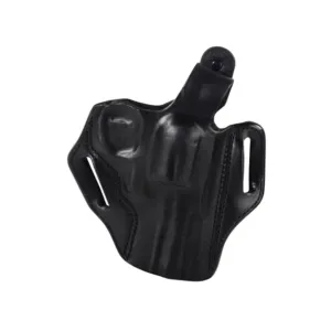 DeSantis Gunhide Thumb Break Scabbard OWB Holster Right Hand Smith & Wesson MP 5.7 Optics Ready Leather Black